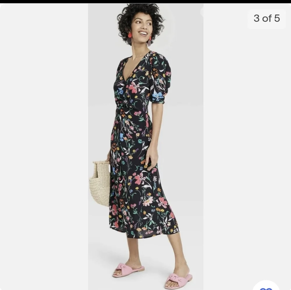 NWT- A New Day Floral Dress - Picture 3 of 13